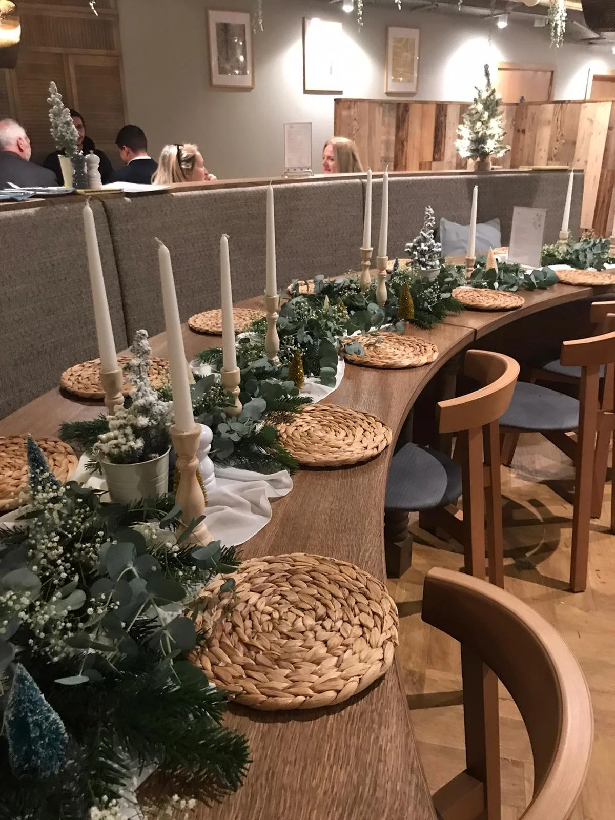 Wood candle stick