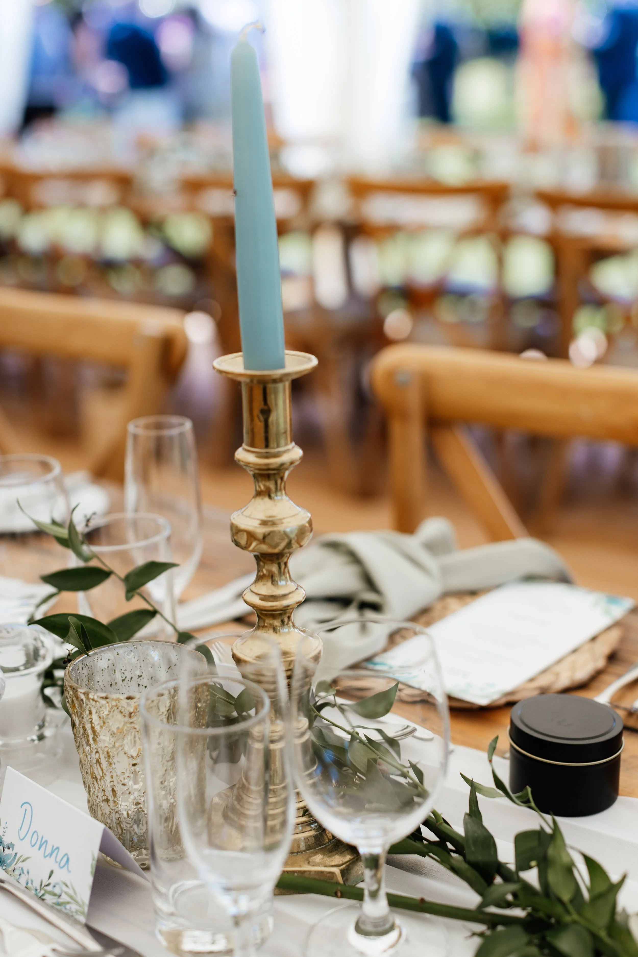 Gold candle stick