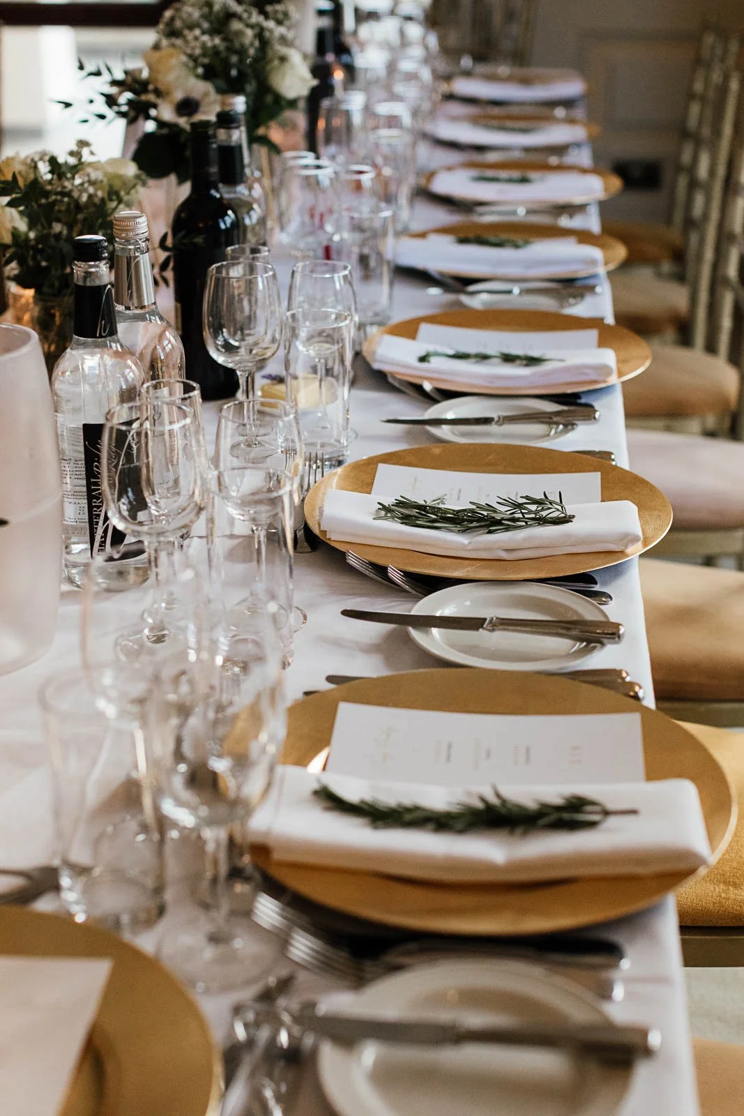 Dinner party decor & florist
