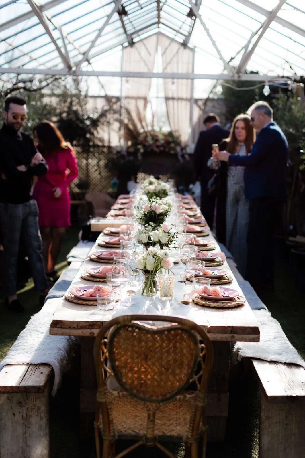 Dinner party decor & florist
