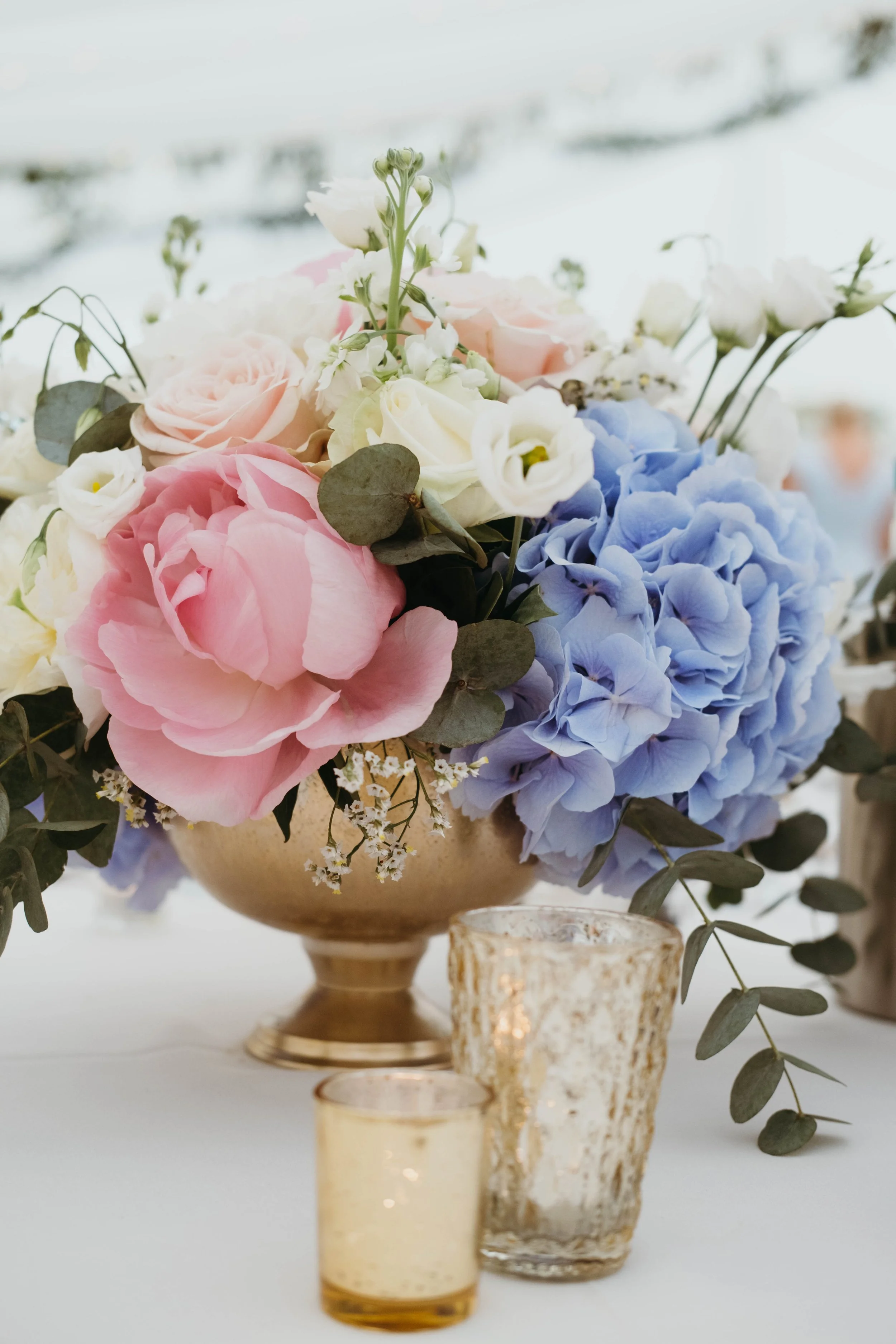 Dinner party decor & florist