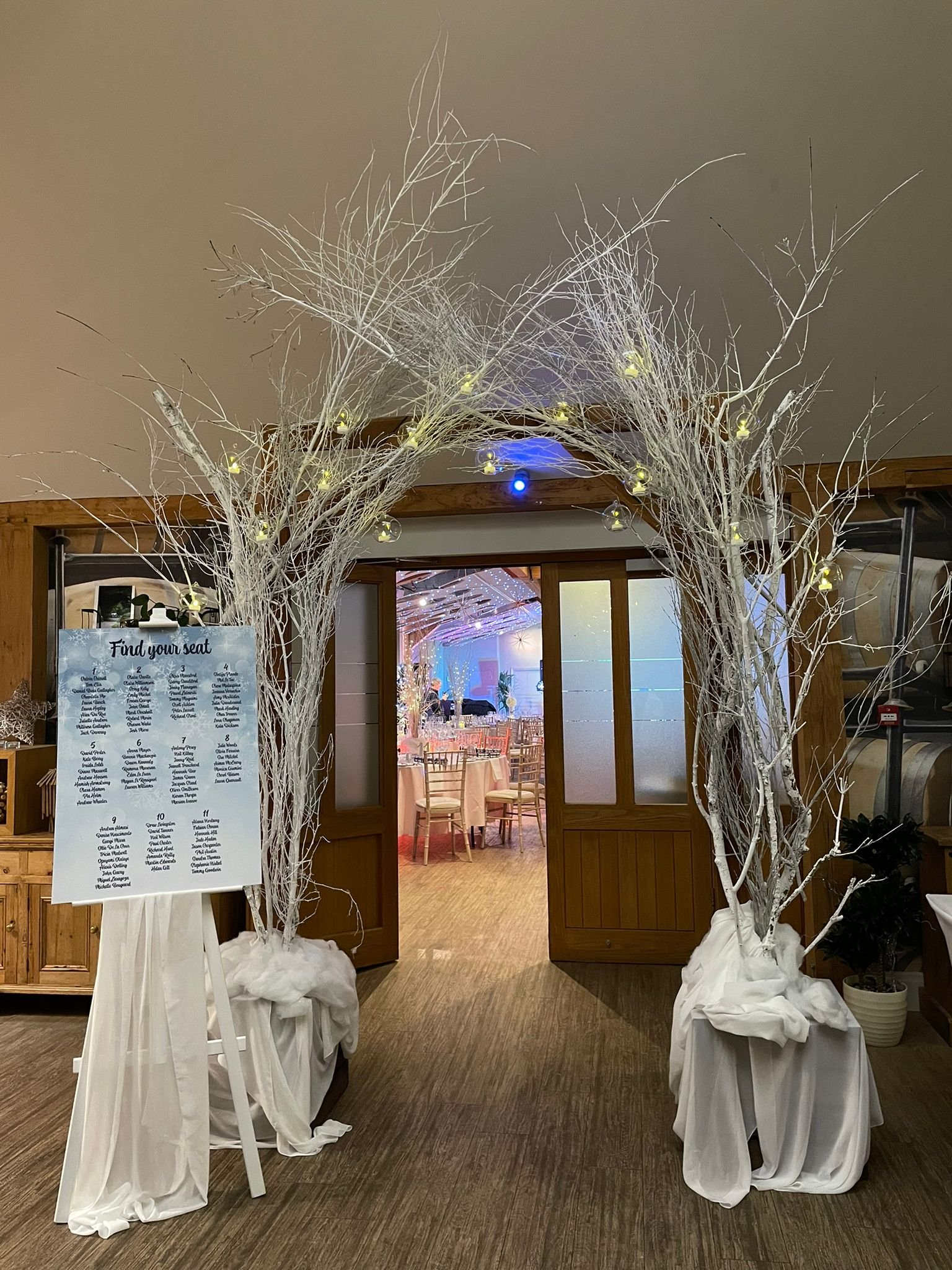 Jersey wedding stylist decor event florist props