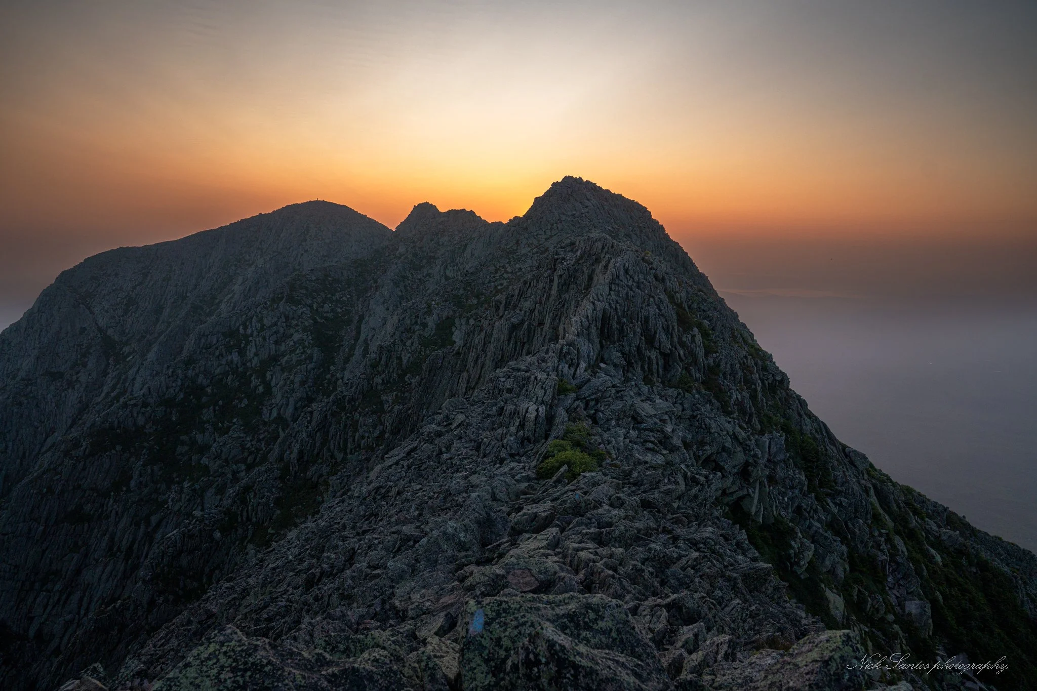 Sunrise on the Knife Edge 16×24 Metal Print