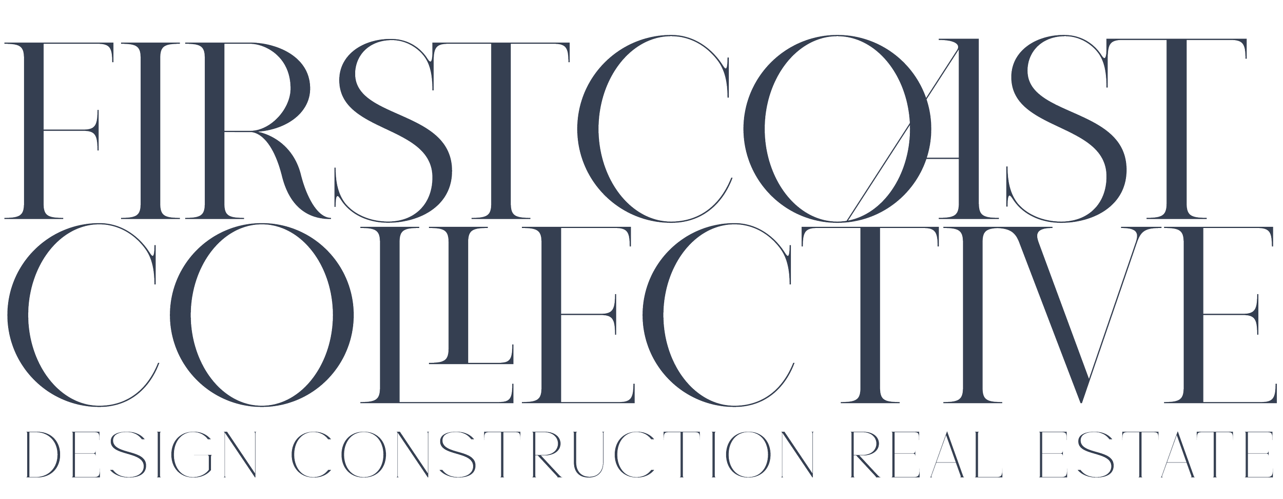 First Coast Collective logo with text 'Design Construction Real Estate'.