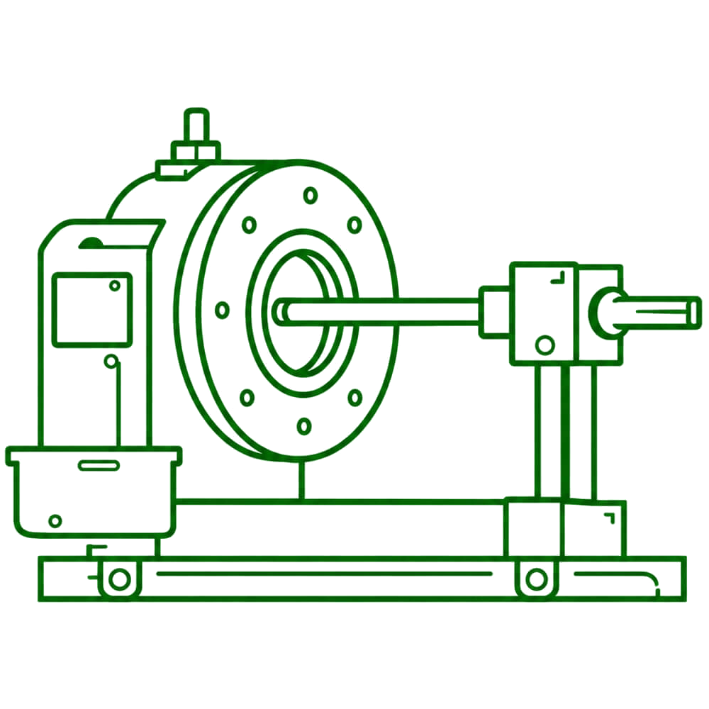 Mobile line boring equipment icon