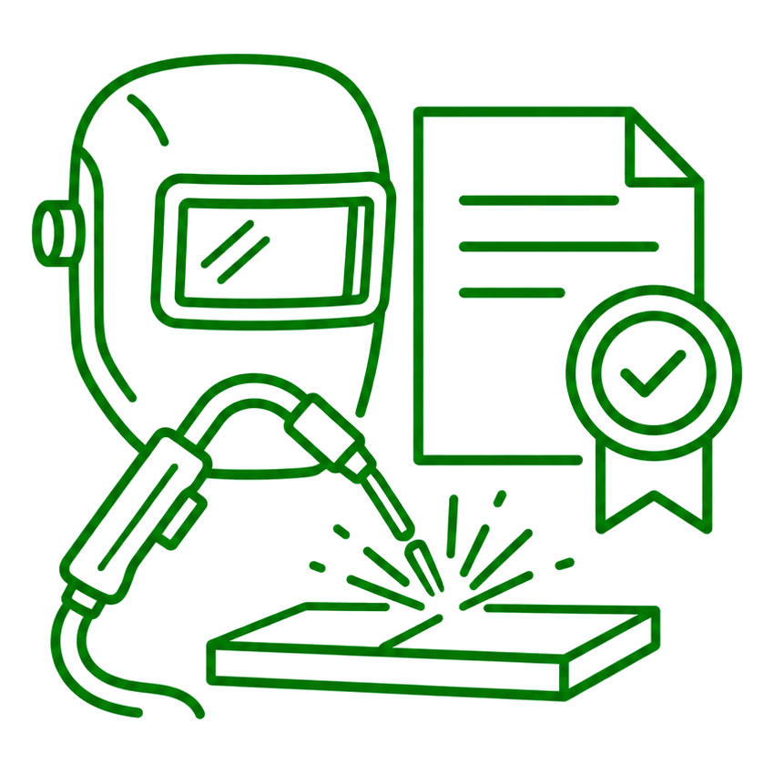 AWS welding certification icon
