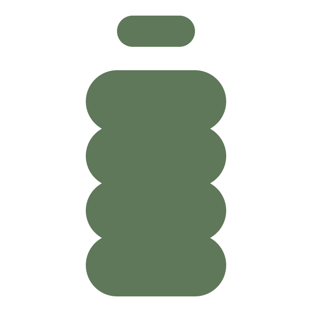 Outline of a stacked stone sculpture with multiple rounded shapes, resembling a snowman or abstract figure.