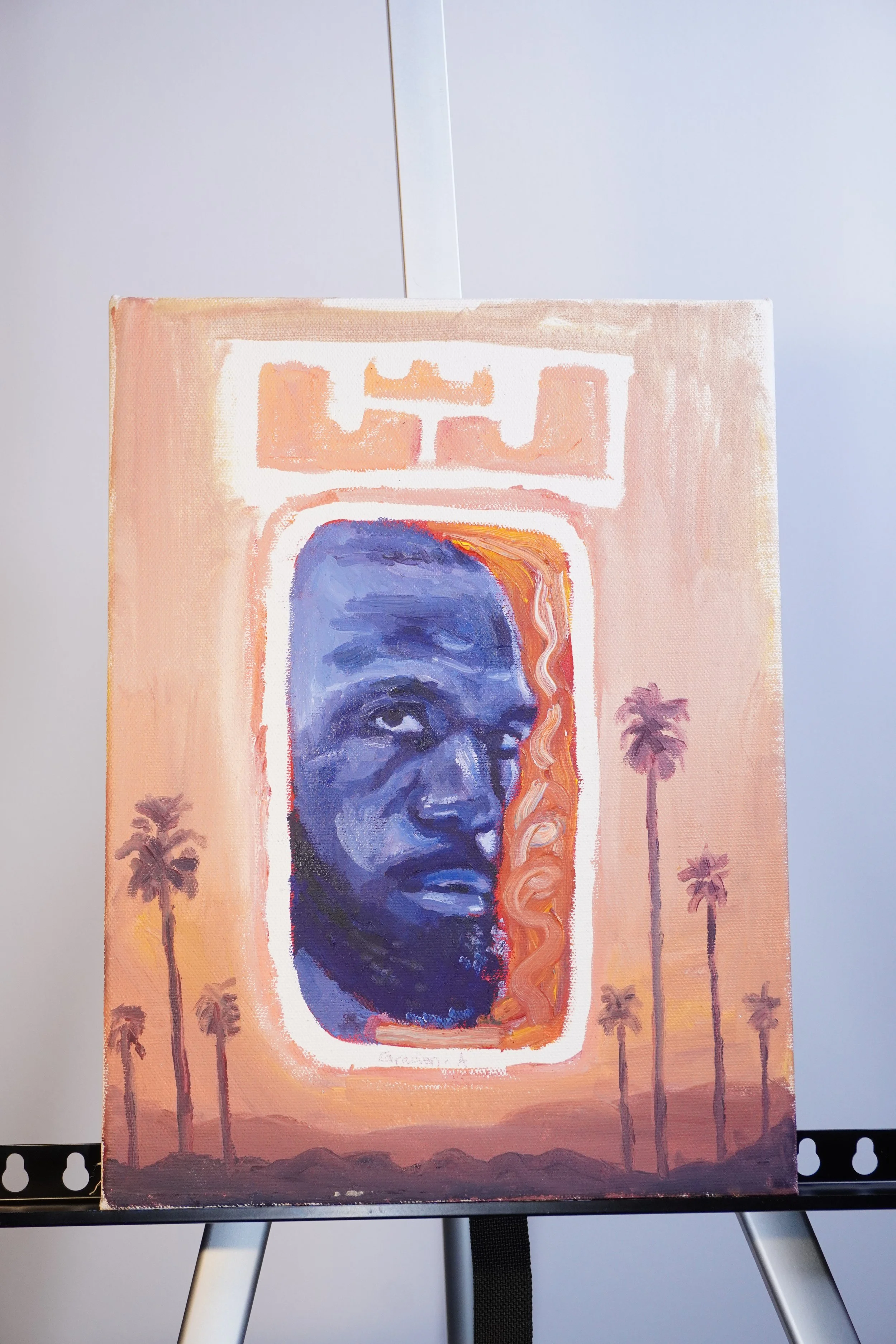 King Bron / Oil On Canvas 10"x12"