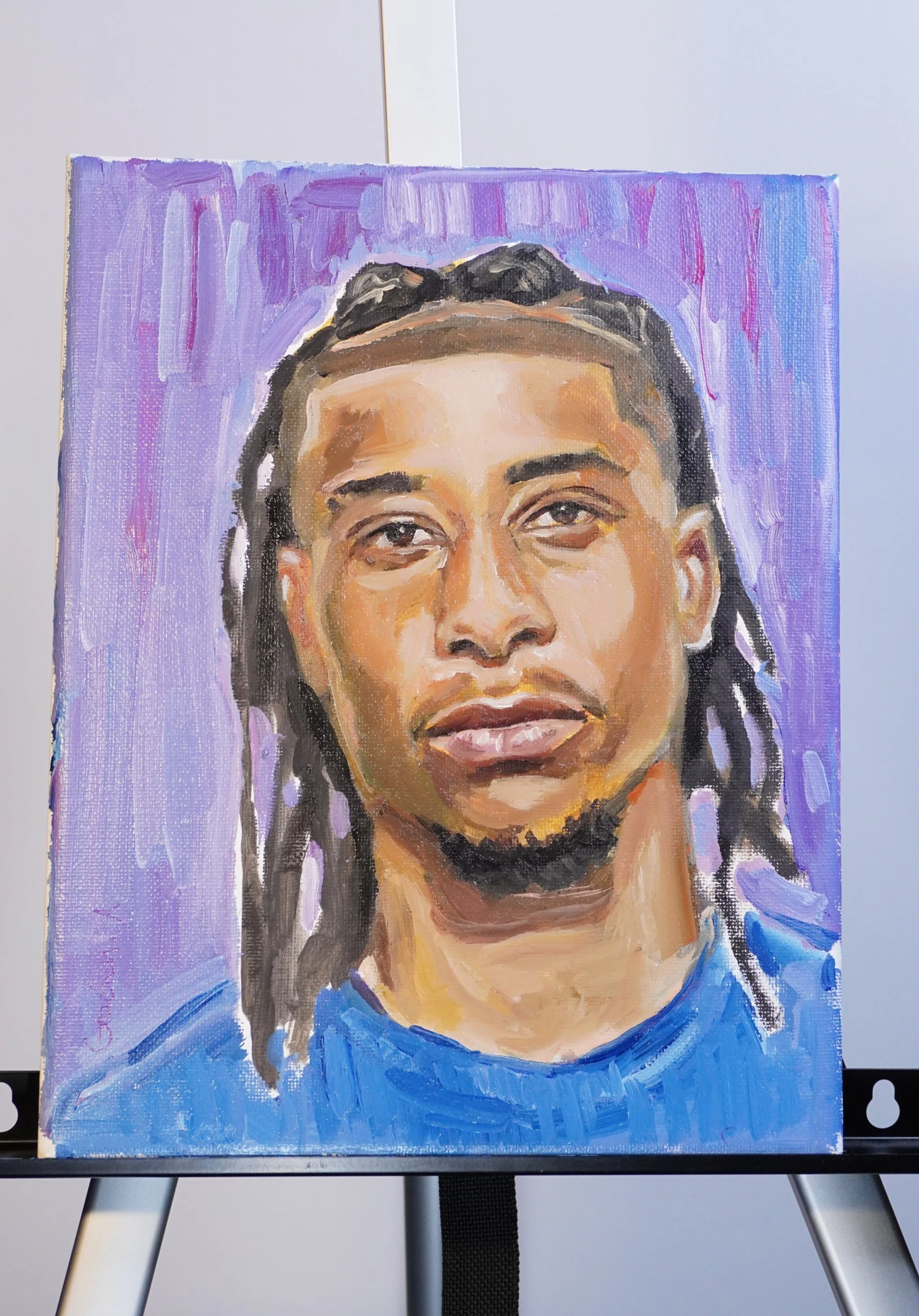 Michael Olise / Oil On Canvas 8"x10"