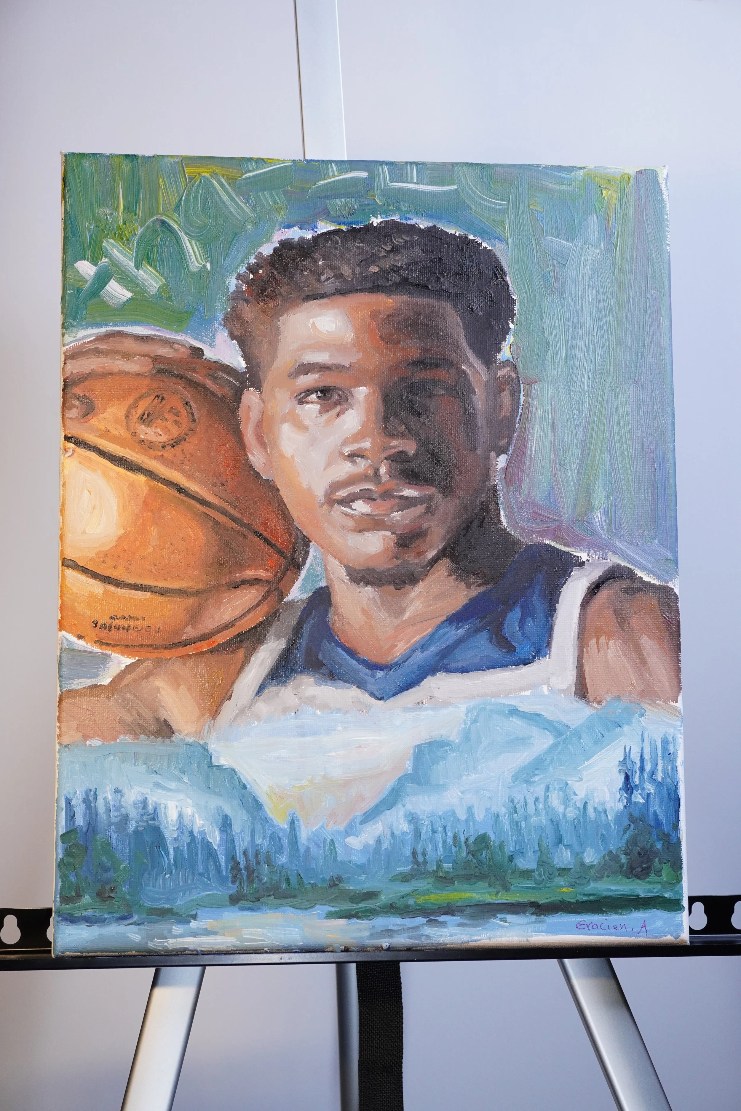 Anthony Edwards / Oil on Canvas 12"x14"