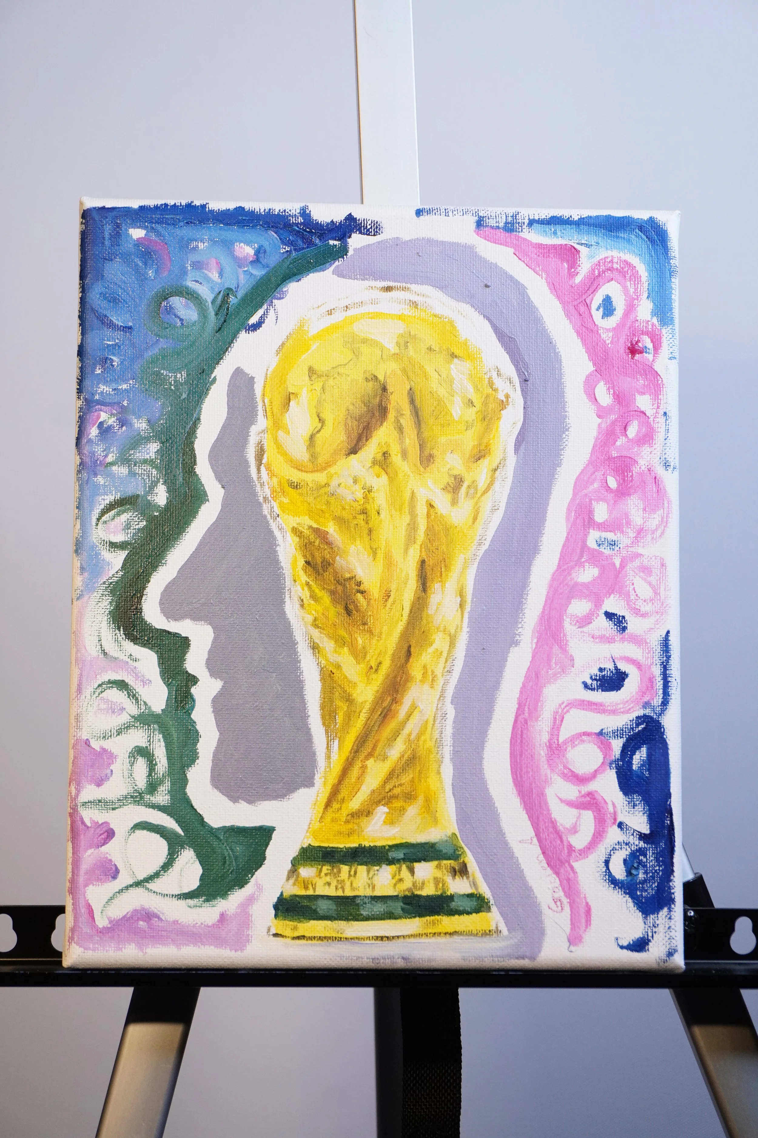 The Memory Trophy / Oil On Canvas 8"x10"