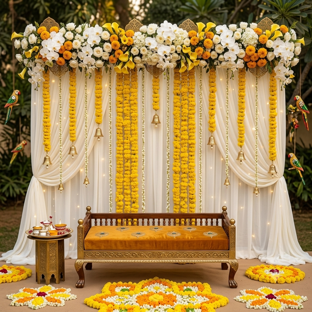 Elite premium haldi decoration EH9