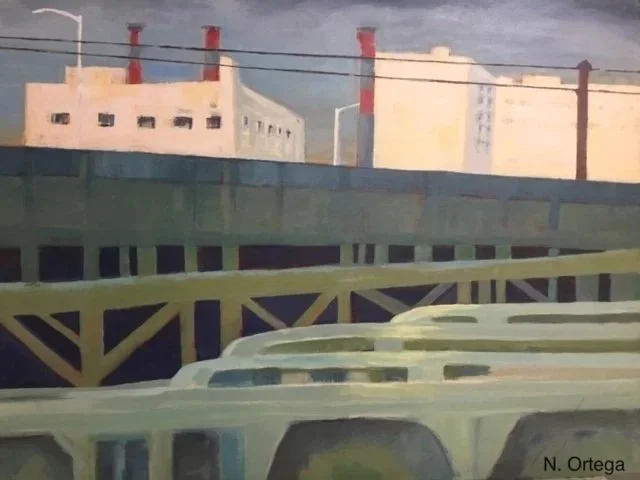 NJ Train Depot, Acrylic, 18 x 24 inches