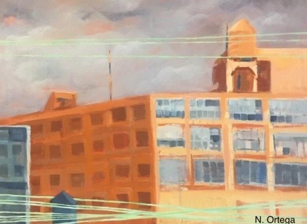 NJ Factories, Acrylic, 18 x 24 inches
