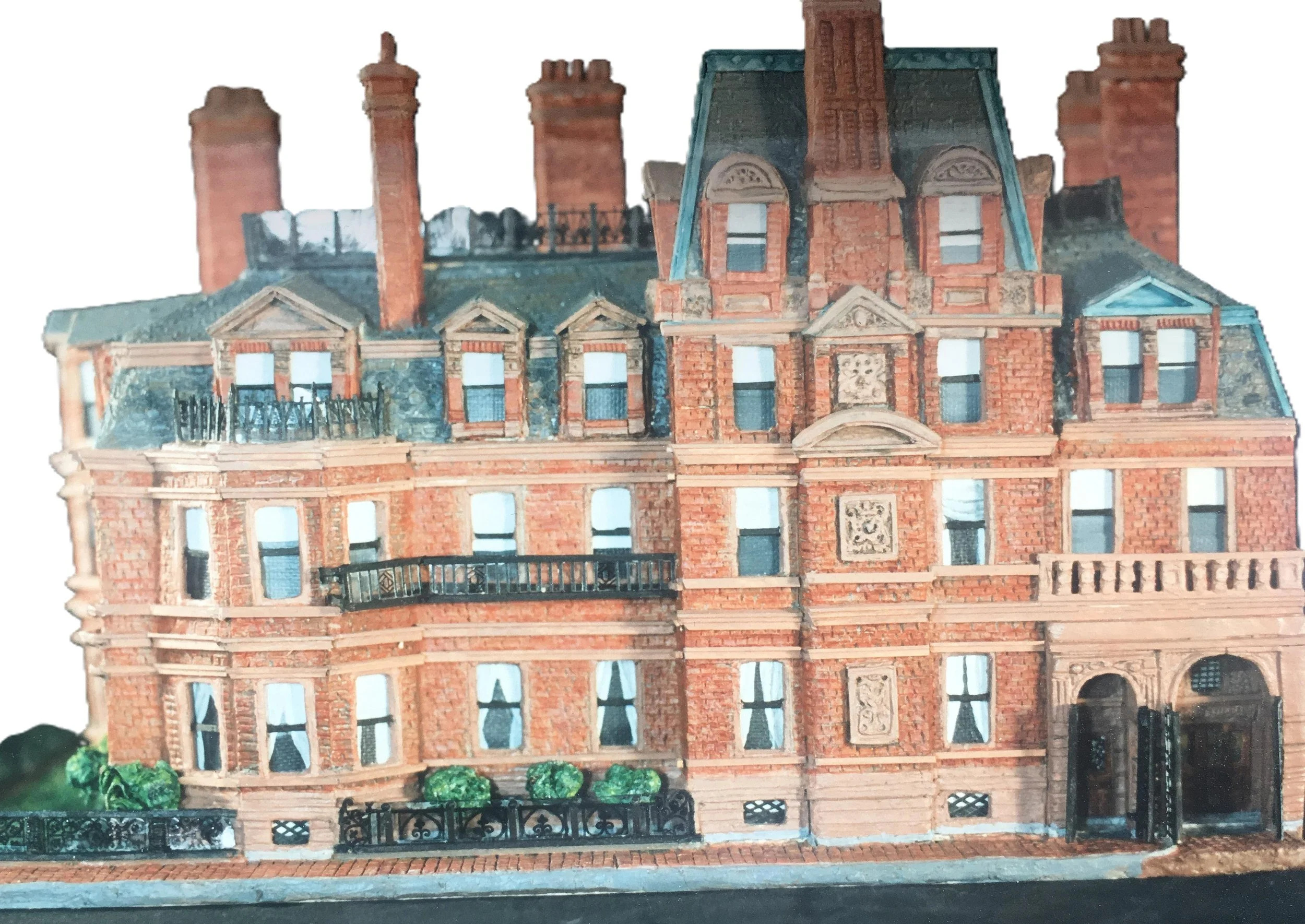Boston Back Bay home, 3d sculpture