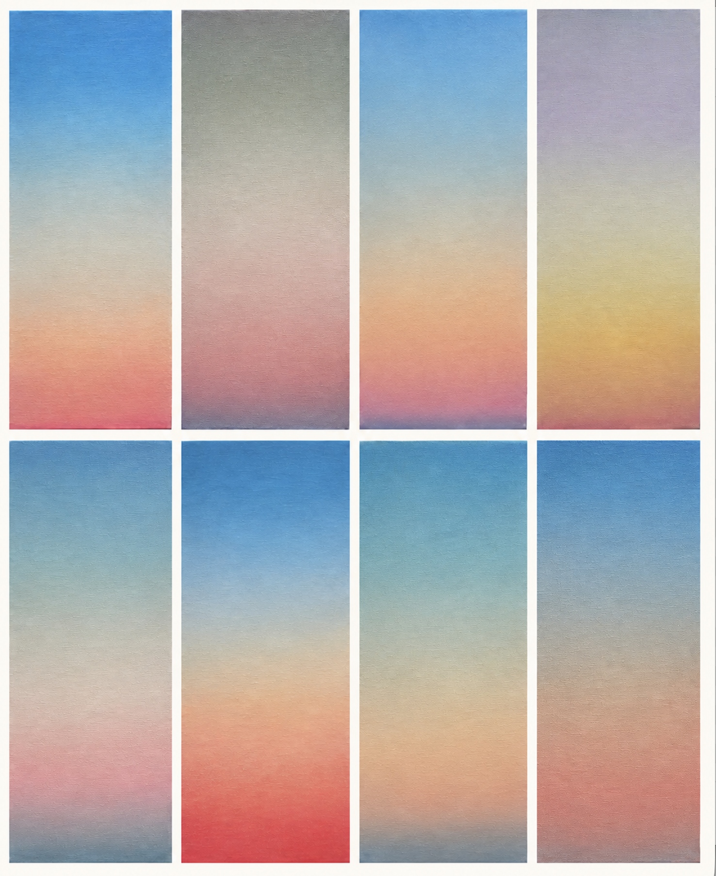 9. Paintings 1-8 Assorted