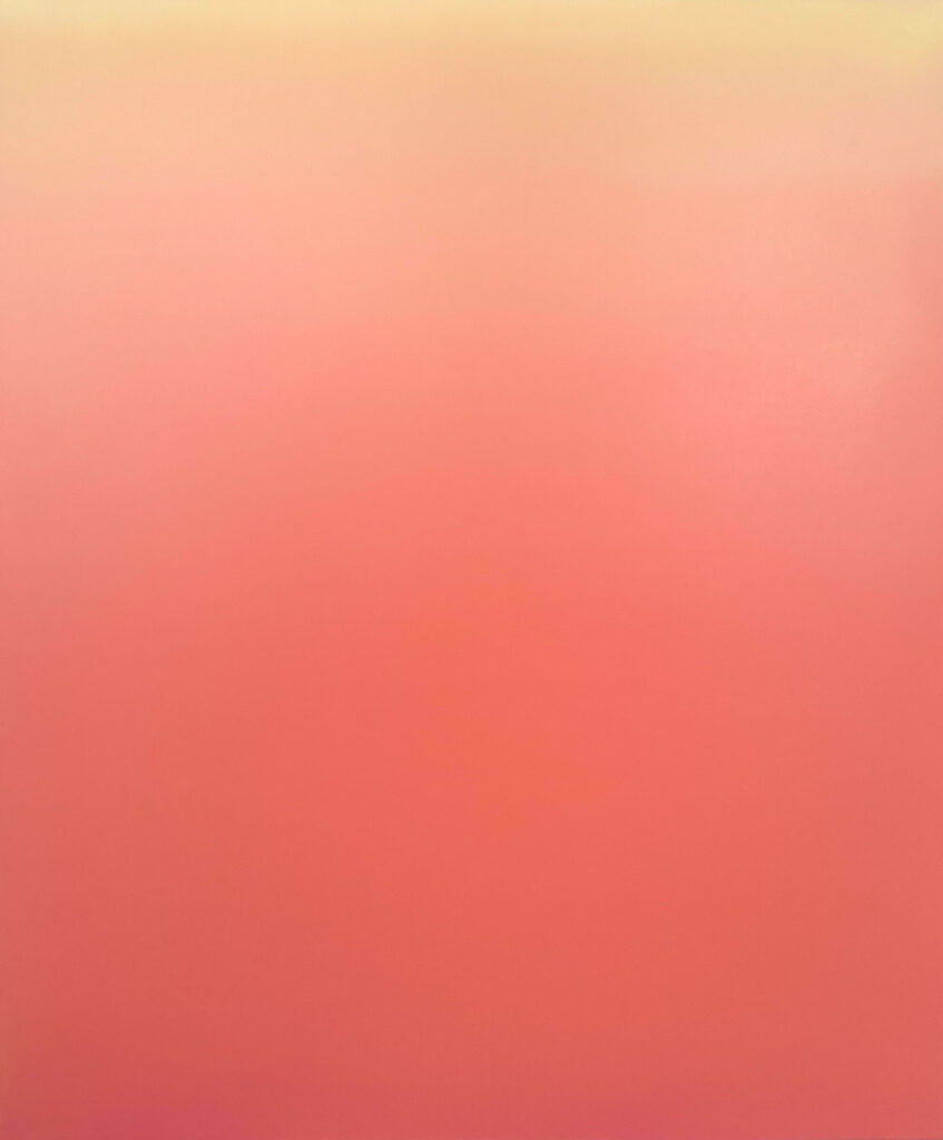 Peachy 
40  × 48 in / 102  × 122 cm