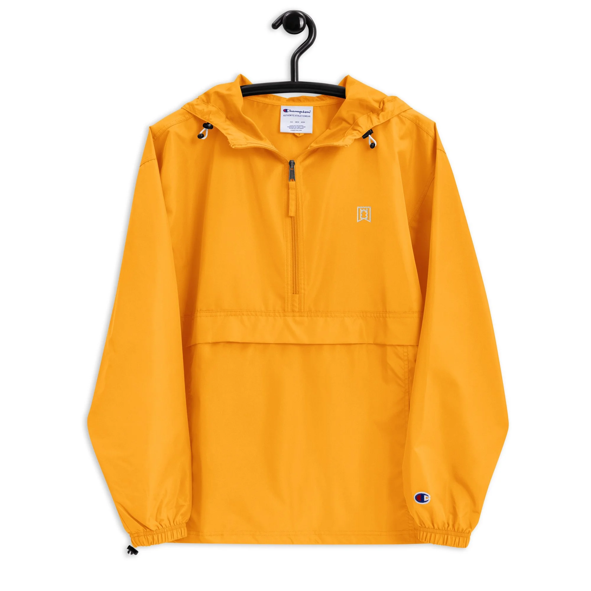 Geeet IT! Embroidered Champion Packable Jacket