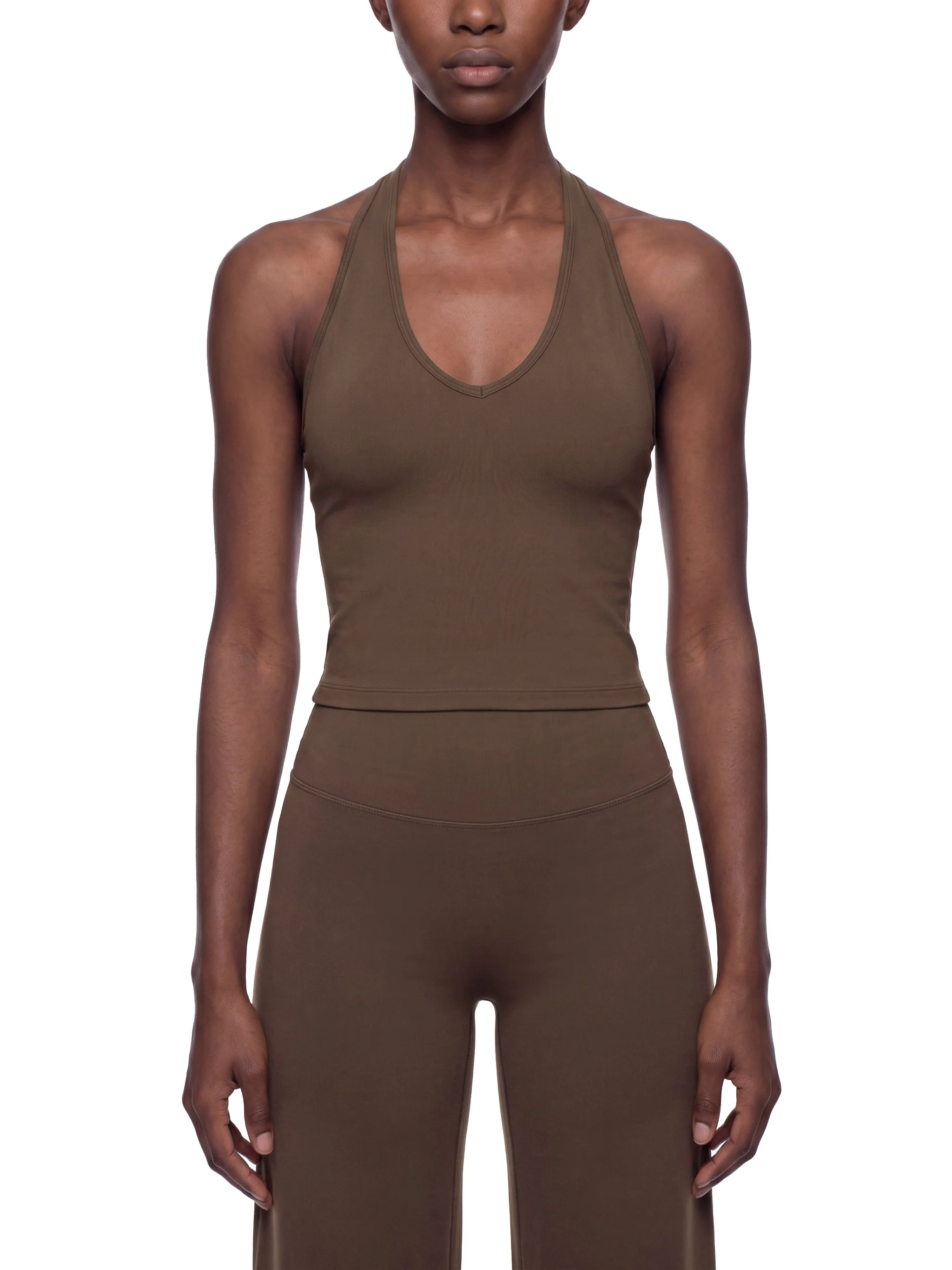 Women’s Halter V-Neck Yoga Tank Top