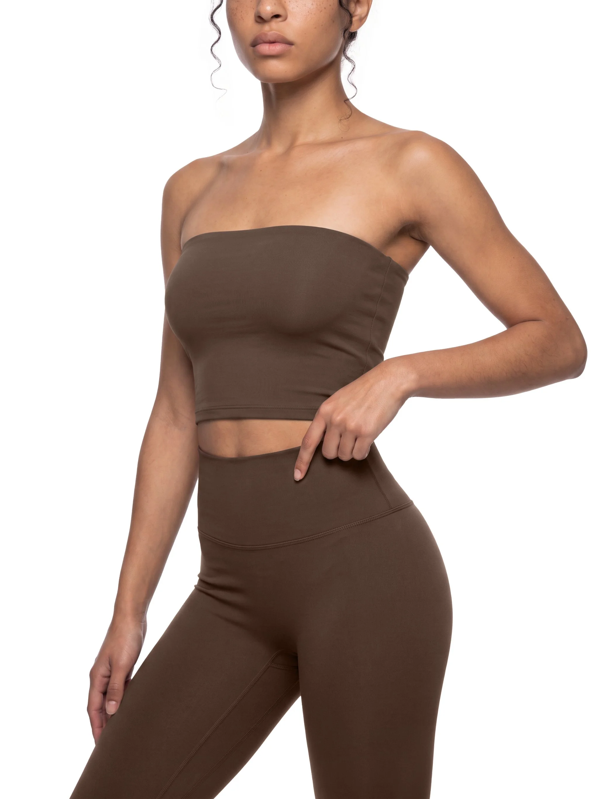 Geeet IT!  Yoga Cropped Tube Top