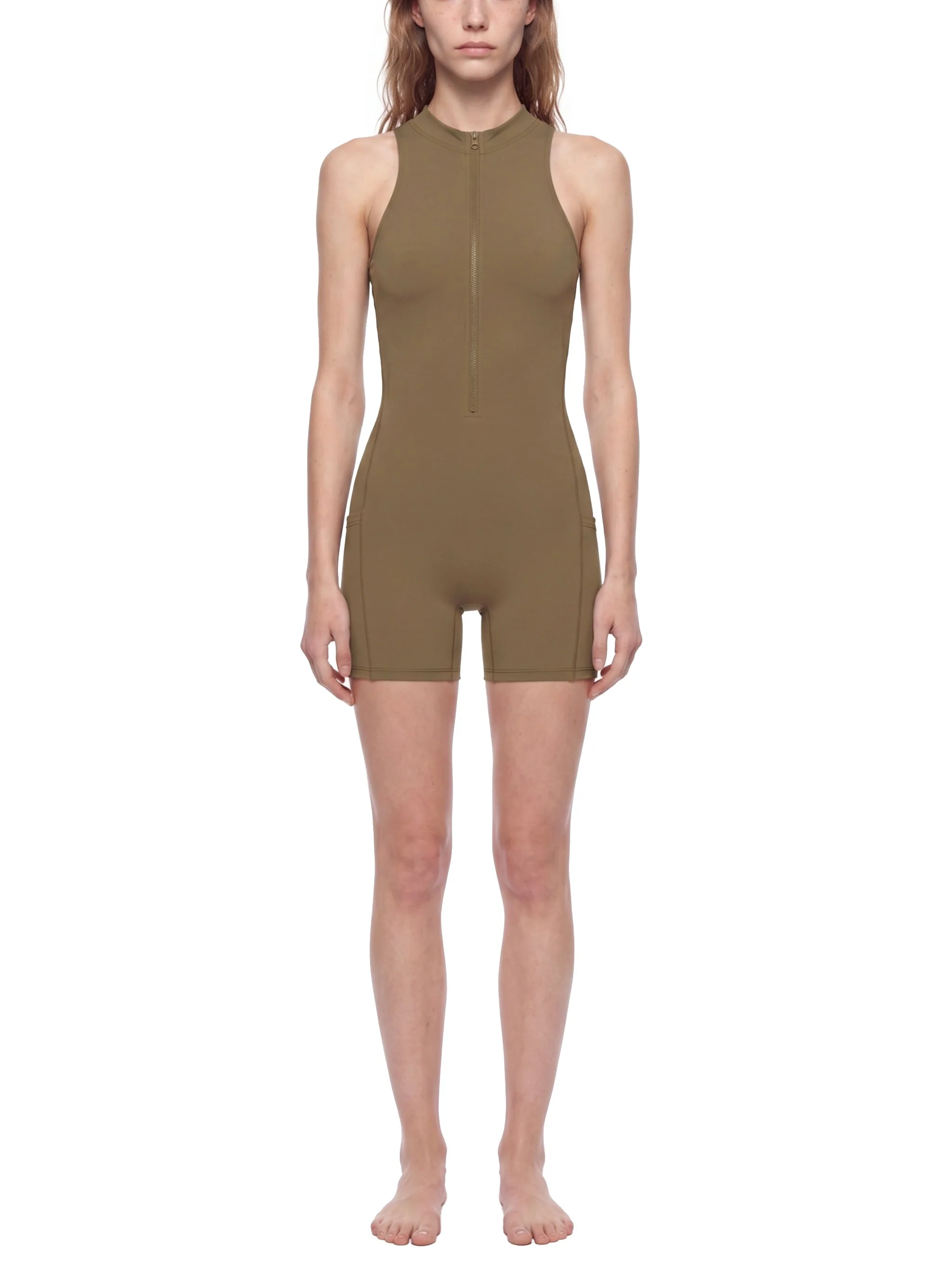 Women’s Quarter-Zip Yoga Romper