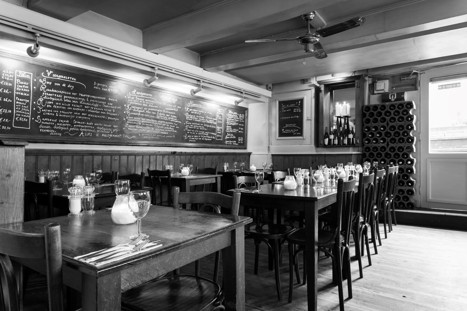 Cozy restaurant in the heart of Amsterdam.
