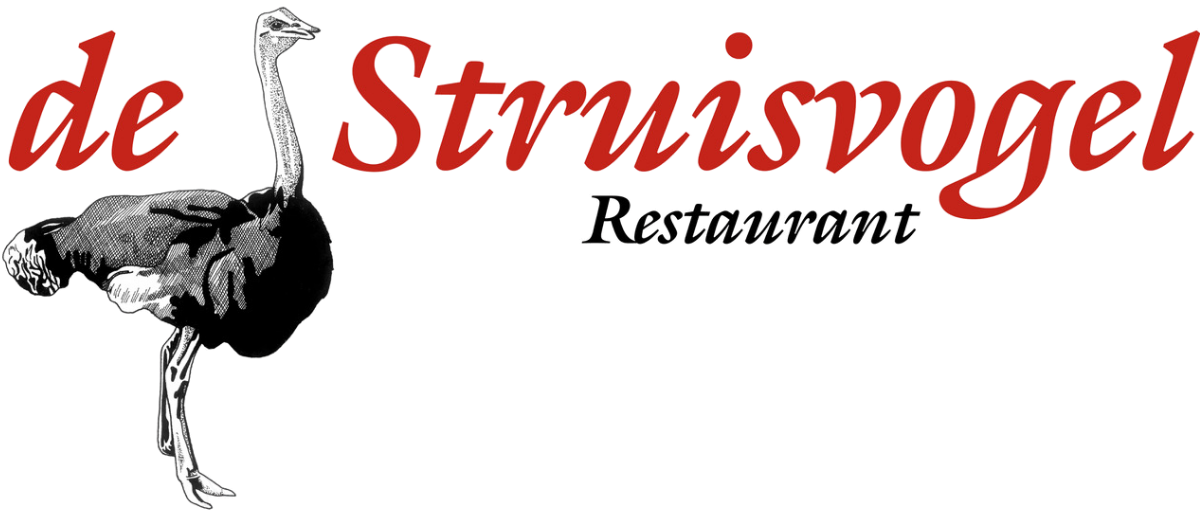 Logo Restaurant de Struisvogel in Amsterdam.