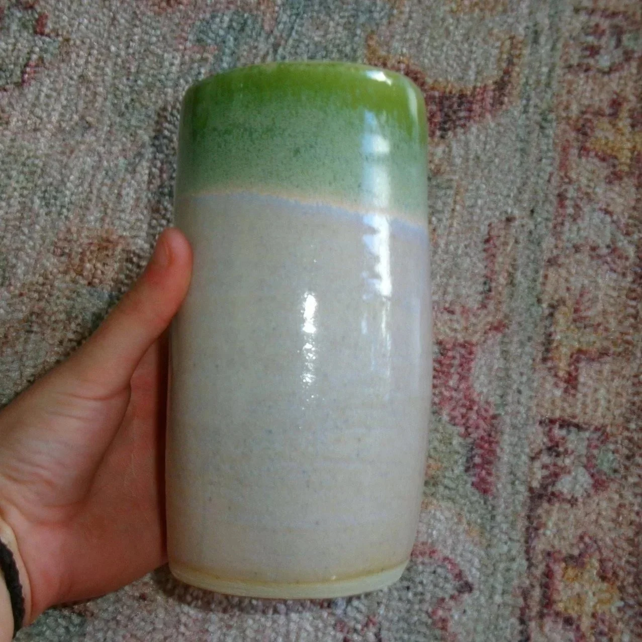 Leafy Green Vase