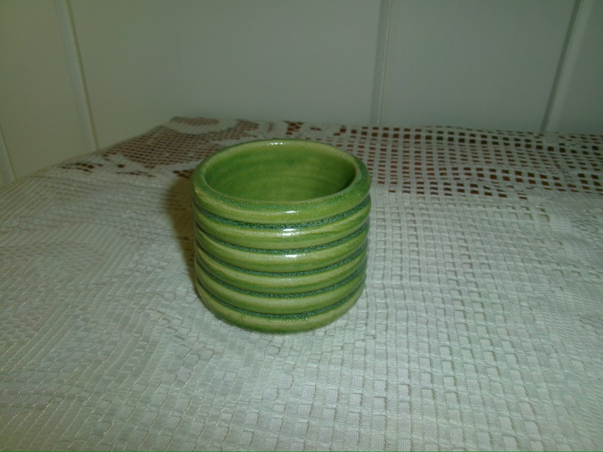 Lime Ribbed Cup