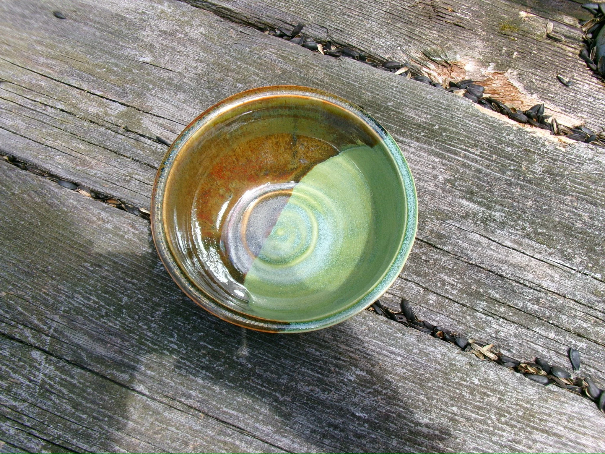 Split Green Bowl