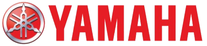 Yamaha logo with red and white color scheme
