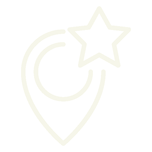 Icon symbolizing accommodation in ventimiglia, showing a comfortable apartment building with a location pin.