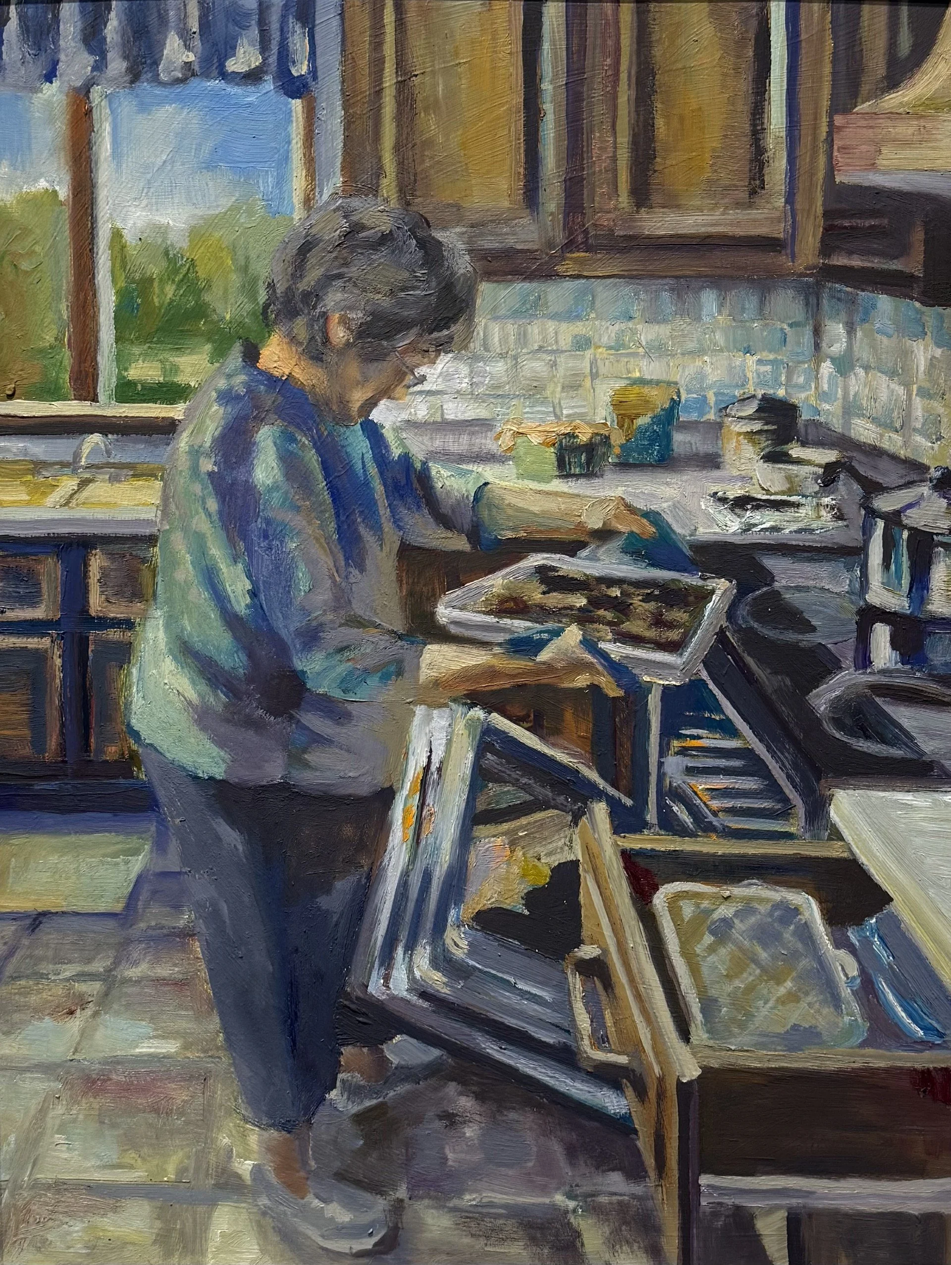 Grandma, oil on paper,18x24 inches November 2025