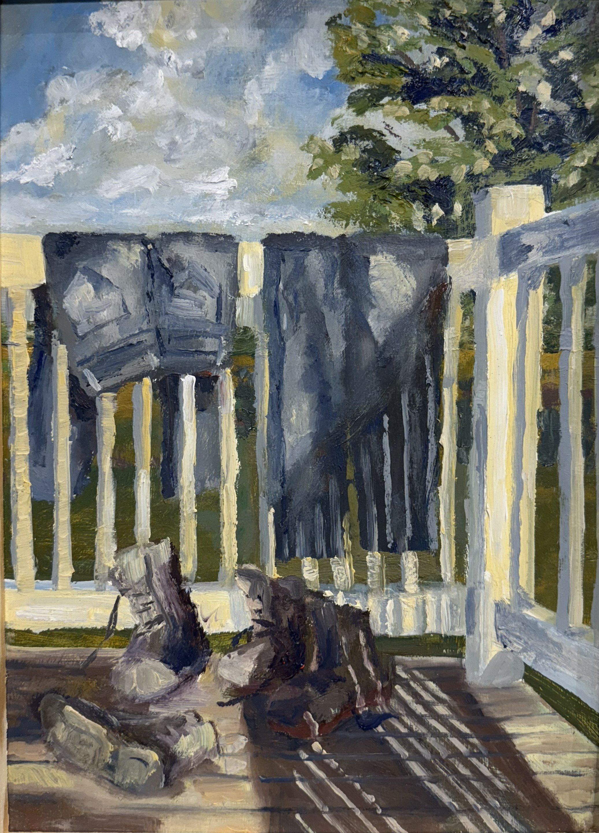 It's a Wash, oil on paper, 12x16 inches, September 2025
