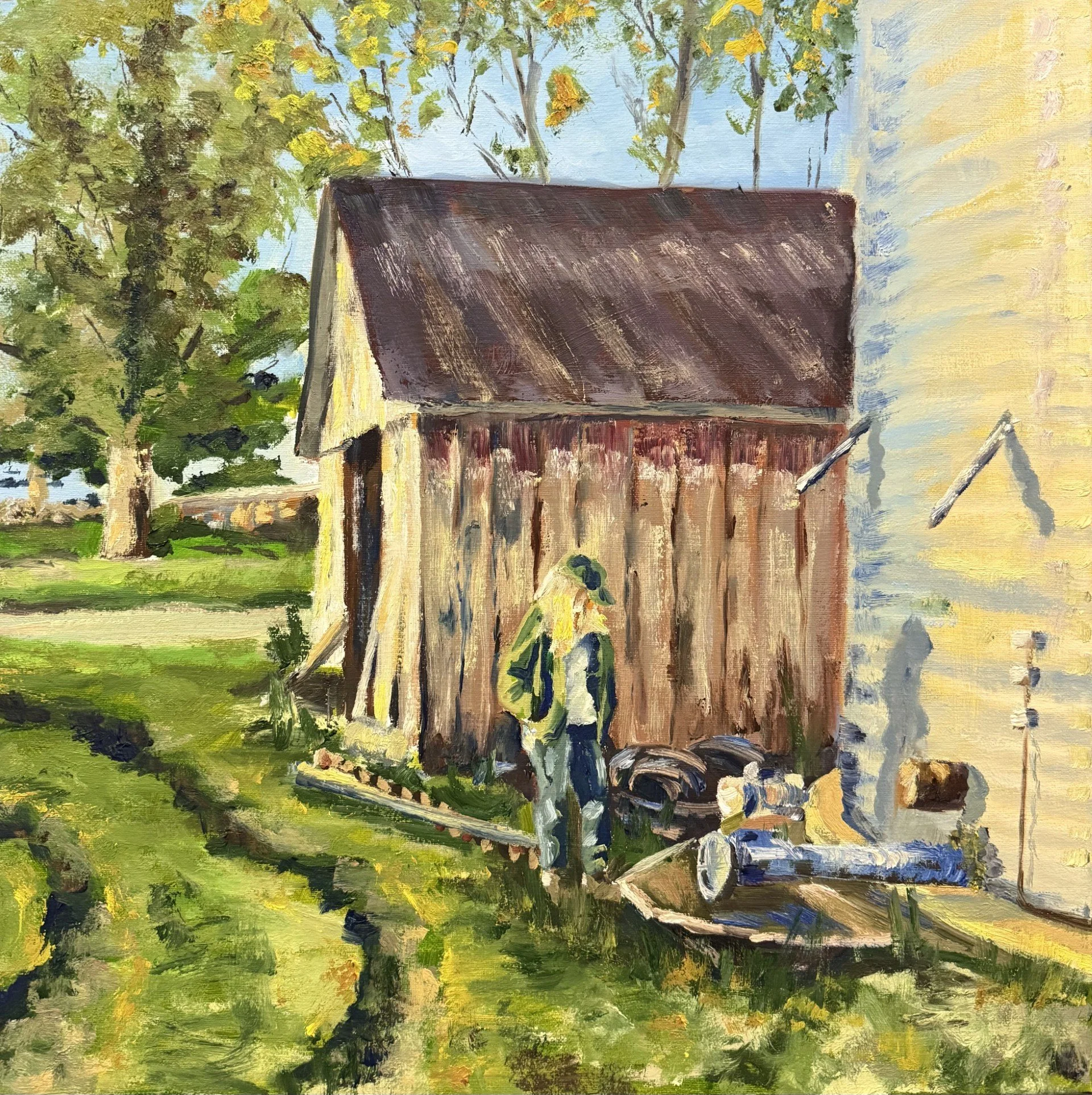 My Inheritance, oil on canvas, 20x 20 inches, 2025