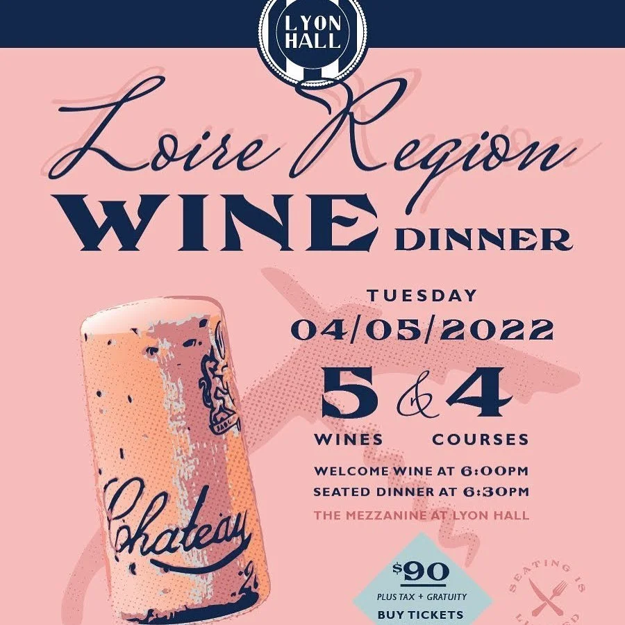 Tonight marks one more sold out #winedinner @lyonhall 🥂🍽 !

Even after years of designing posters for this event series, I still discover new wine regions and varietals thru the Lyon Hall menu updates &amp; wine event announcements ⭐️

#themoreyoul