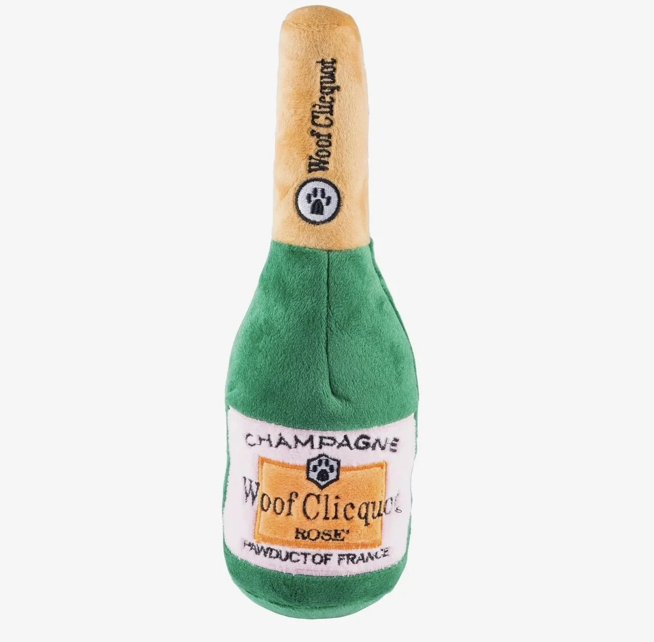Champagne Woof Toy