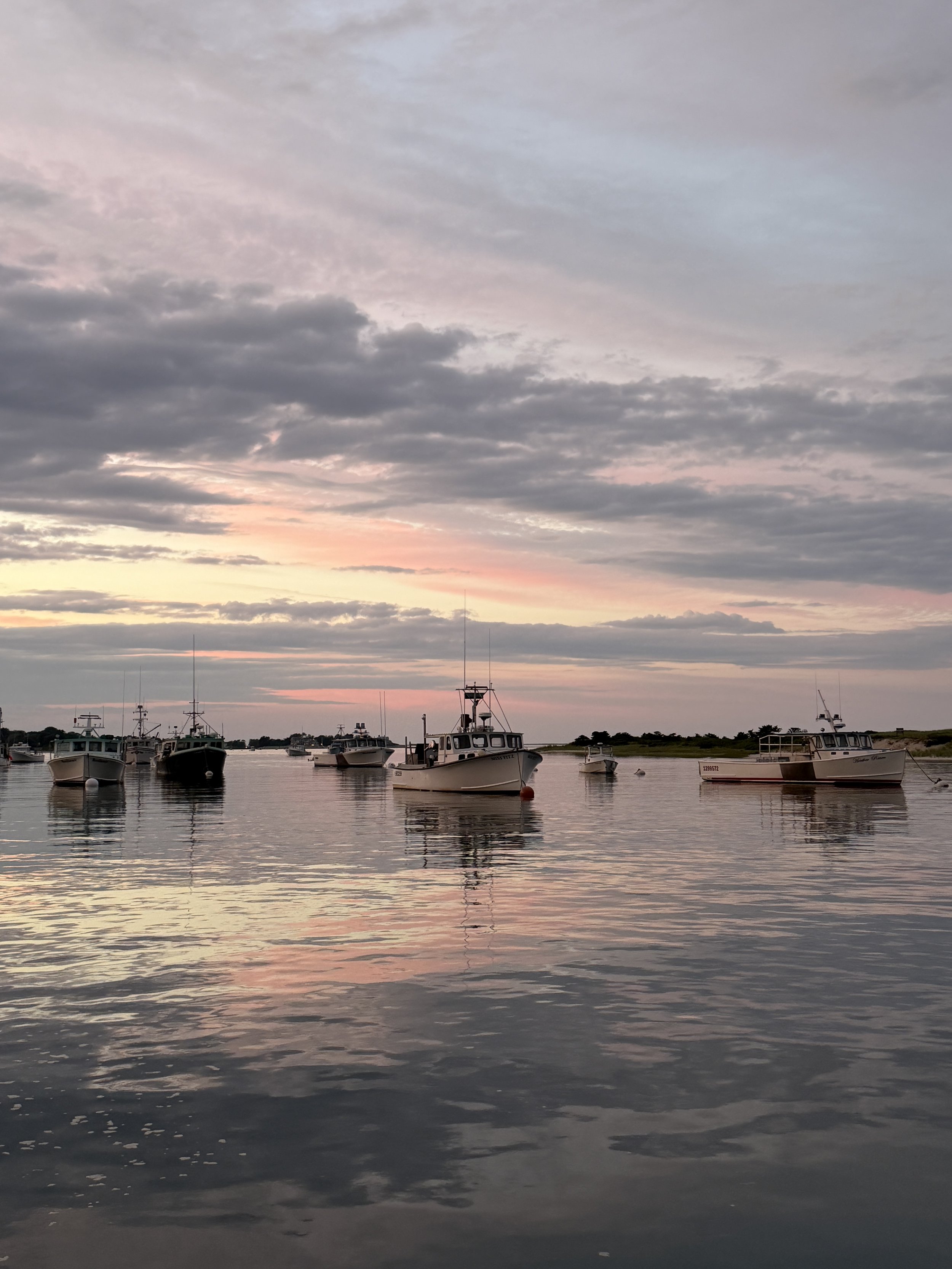Chatham Fish Pier late sunset July