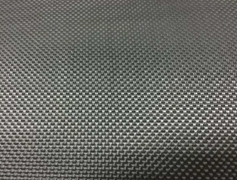 Close-up of Panama weave woven fabric
