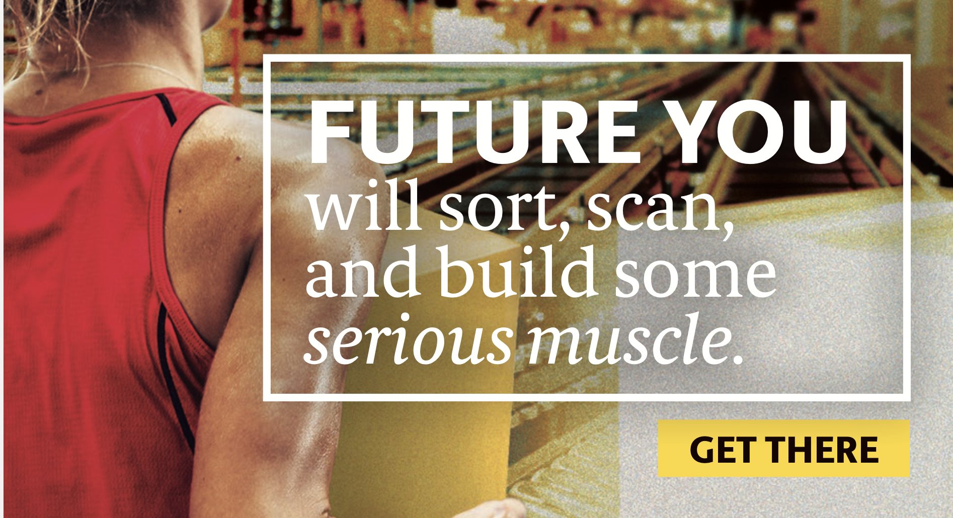 UPS future you concept hiring warehouse workers