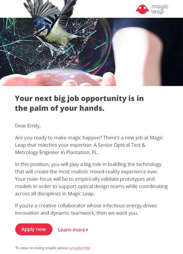 Email example