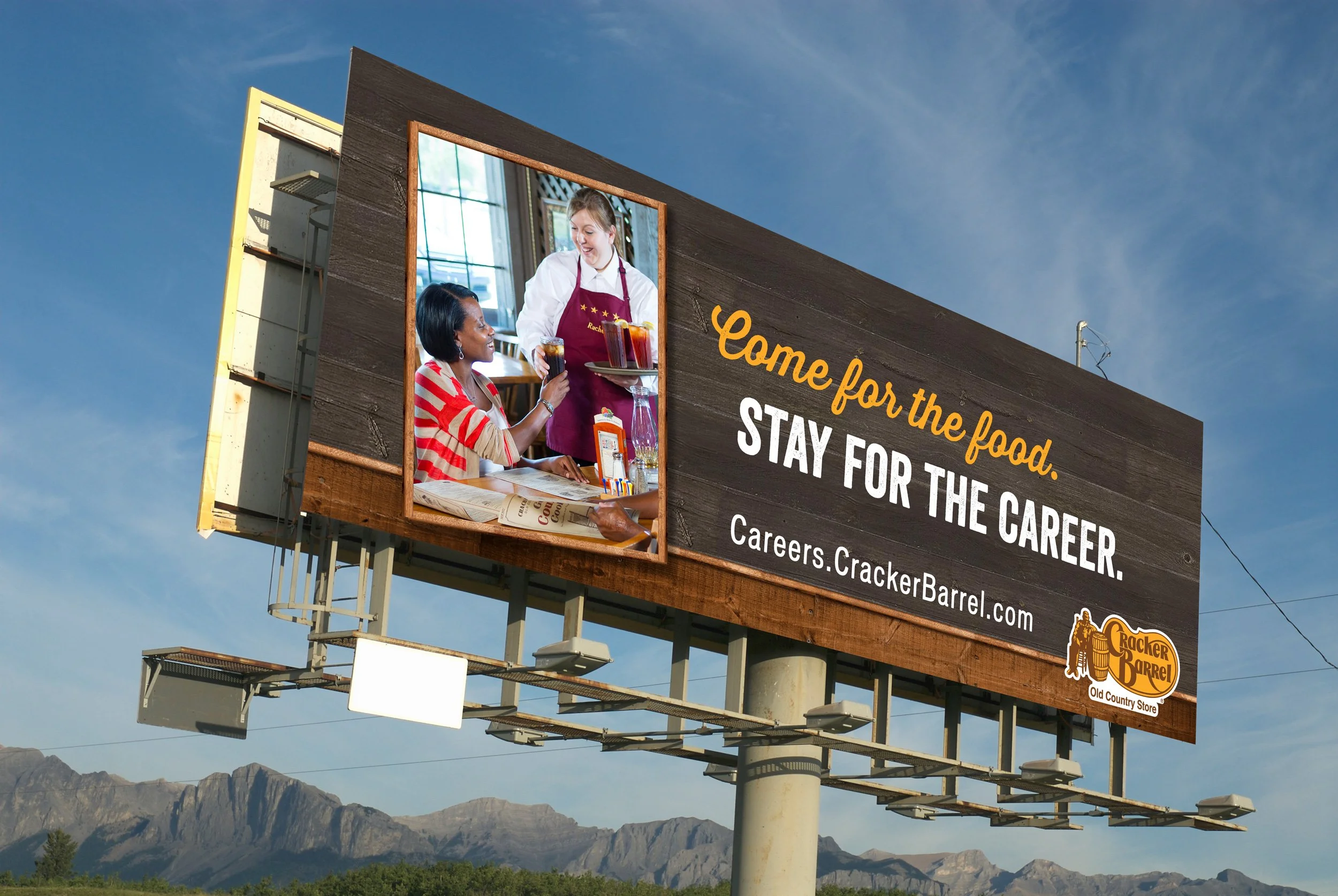 Cracker Barrel Billboard Design
