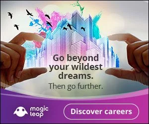 Banner ad pitch for Magic Leap