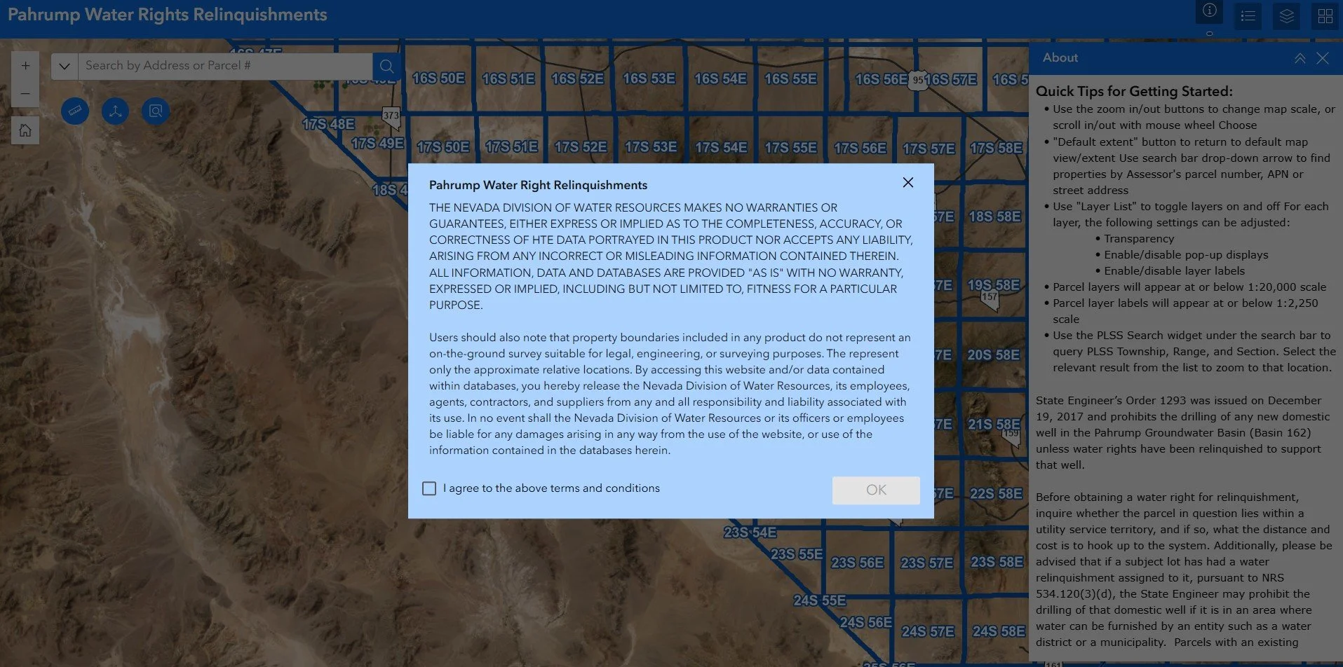 This is a web application  from NDWR