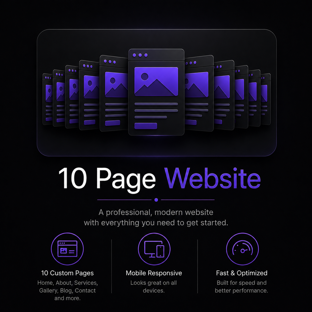Premium Site (Up to 10 Pages)