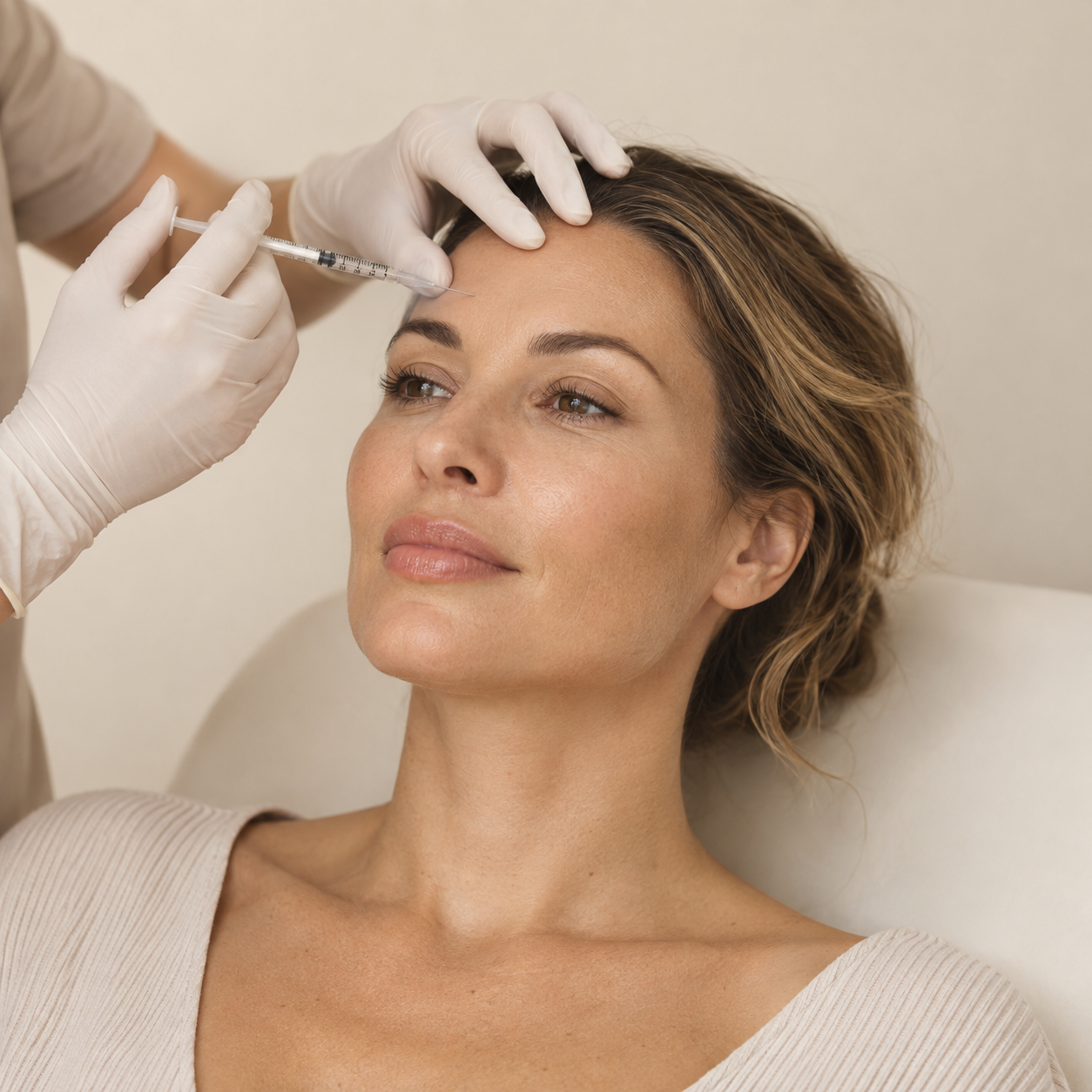Botox and neuromodulator treatment for facial lines