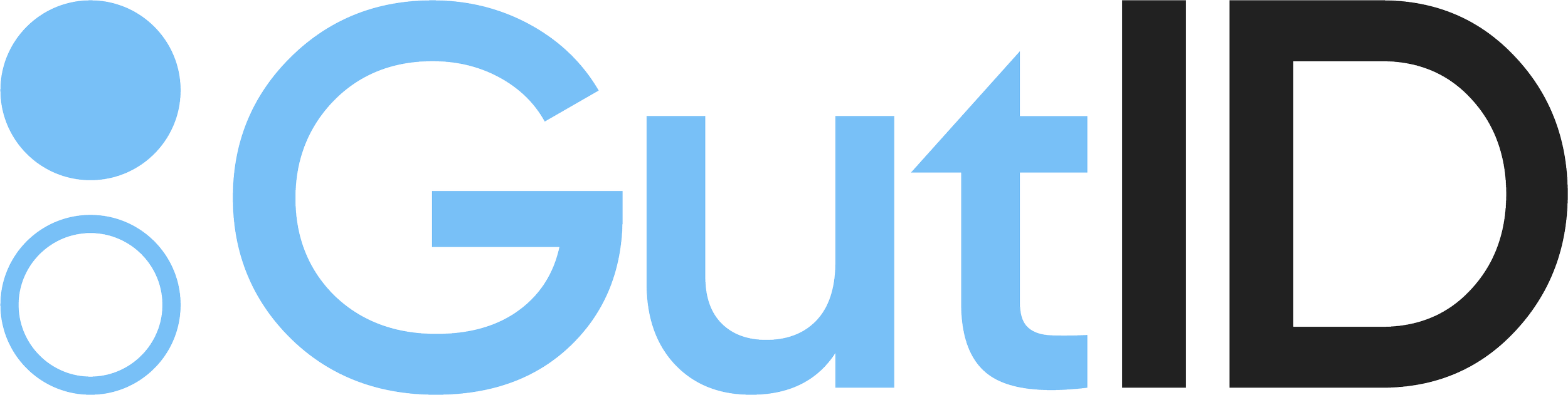 The logo for 'Guilt,' with the word 'Guilt' written in stylized black and light blue letters.