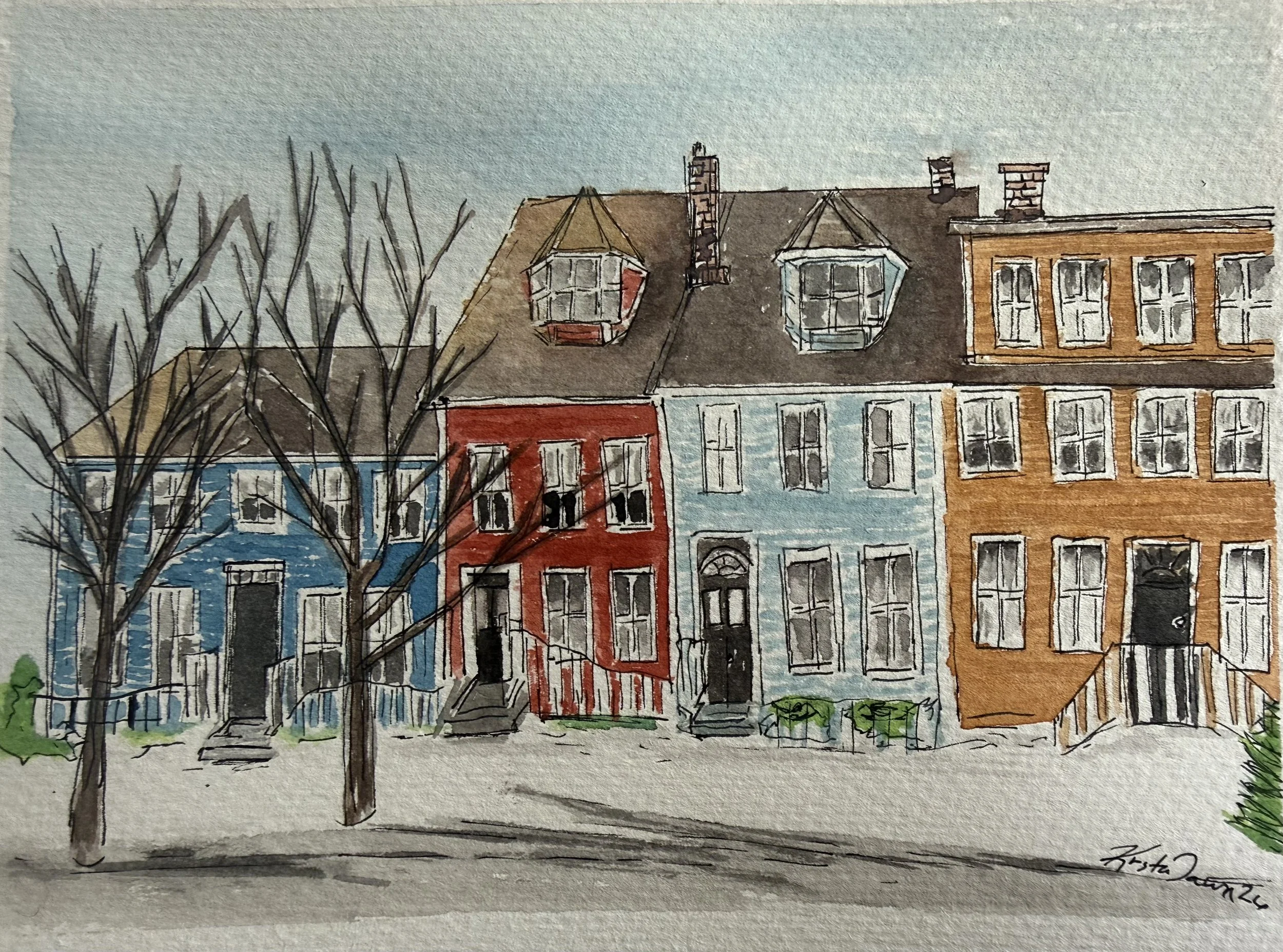 George Street in the Winter