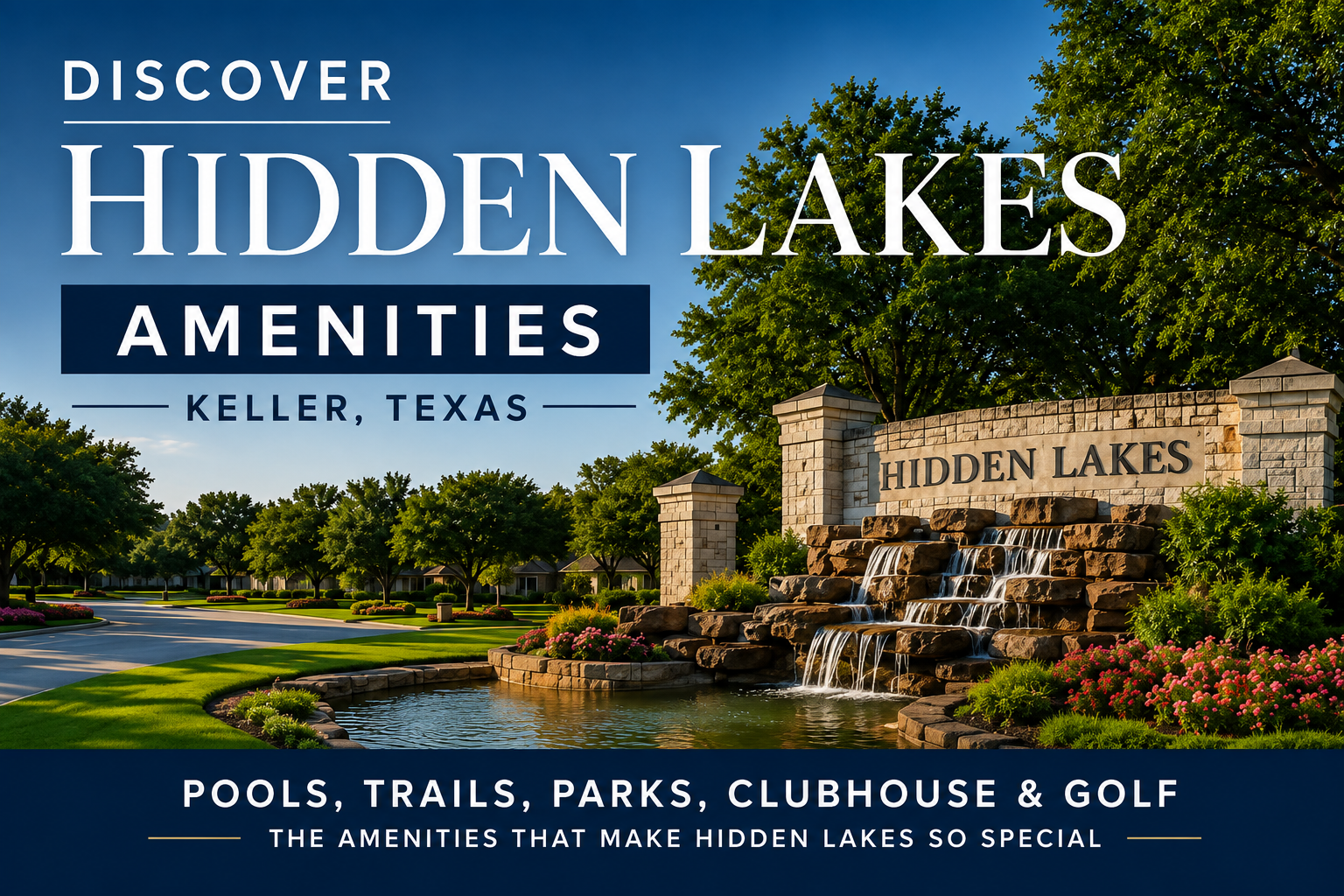 Hidden Lakes Keller Amenities: Pools, Trails, Parks &amp; More