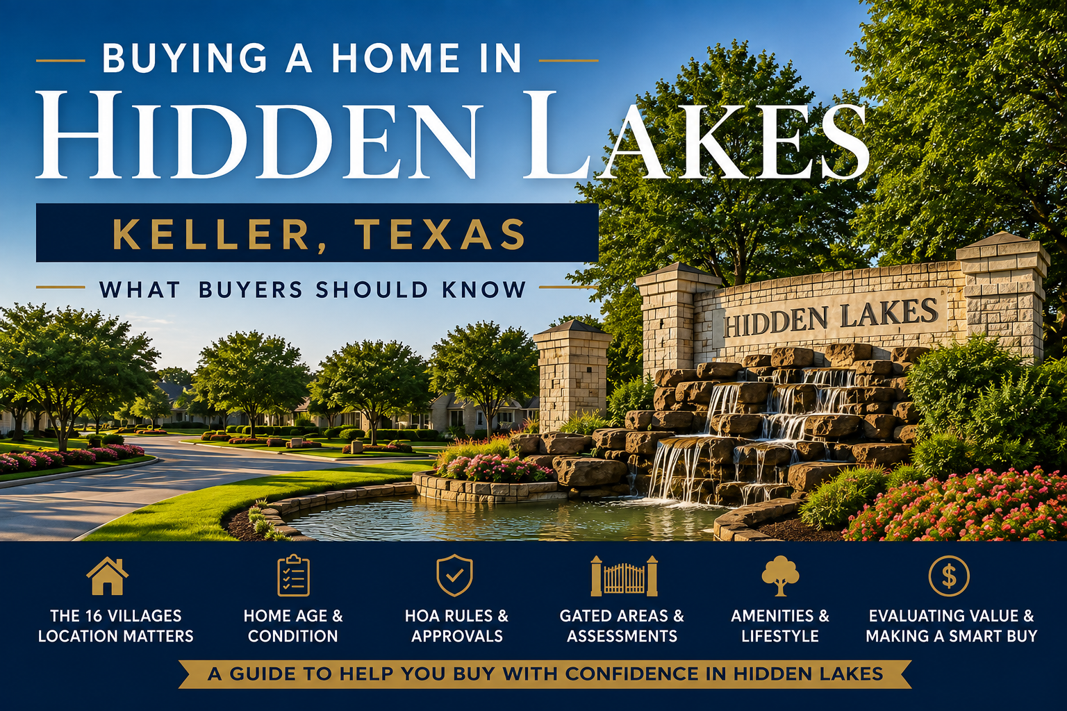 Buying a Home in Hidden Lakes Keller TX: What Buyers Should Know
